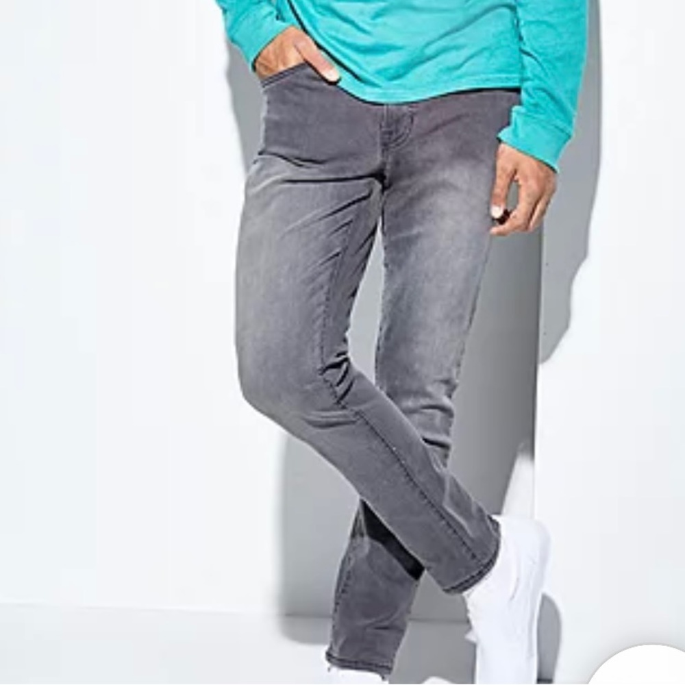 Arizona Mens Advance Flex 360 Slim Fit gray Jeans 32x34